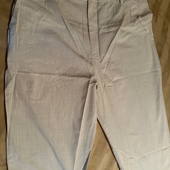 Men's Linen Cotton Beige Pants Size‎ XL. NEW - Picture 4 of 15